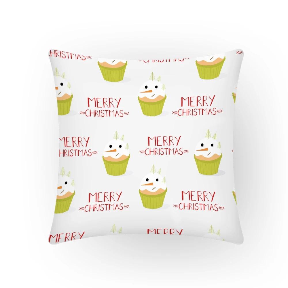 

Подушка для дивана в стиле скандинавского искусства, простая офисная наволочка с изображением животных из мультфильмов, современный домашний декор 40x40cm