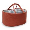 Miflame Cotton Rope Divided Storage Basket