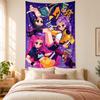 Tapiz Cazadores de Demonios Kpop alta calidad para decorar paredes de sala de estar, dormitorio, residencia estudiantil ideal como arte de pared para dormitorio o regalo de vacaciones