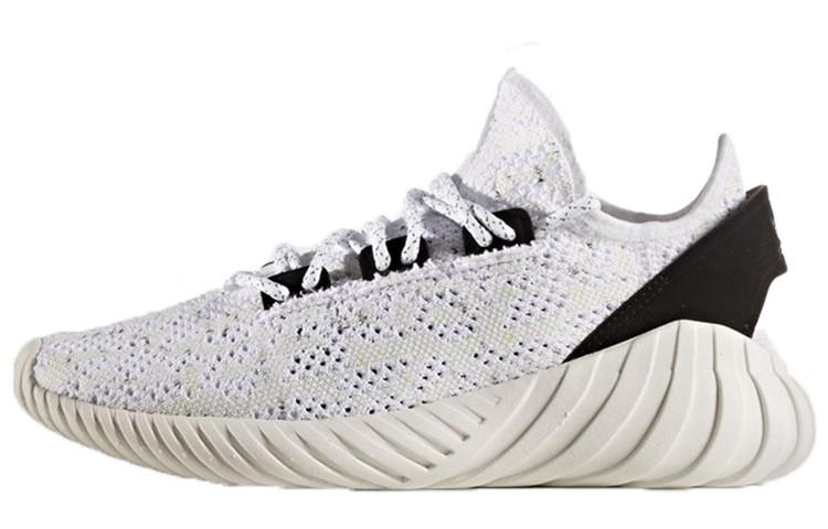 Adidas Originals Tubular Doom Sock Primeknit J Comfortable Low top Kids Lifestyle Shoes Gray White BZ0329 38