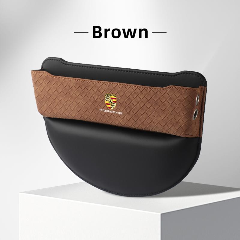 Caja Organizadora de Espacio para Asiento de Coche Bolsa de Almacenamiento para Artículos Varios Interior Para Porsche Cayenne Panamera Macan 911 718 Taycan Boxster Cayman 918