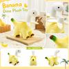 Soft Dinosaur Plush Toy with Peel Collar, Cute Yellow Dinosaur Stuffed Animal, Fun Gift for Kids