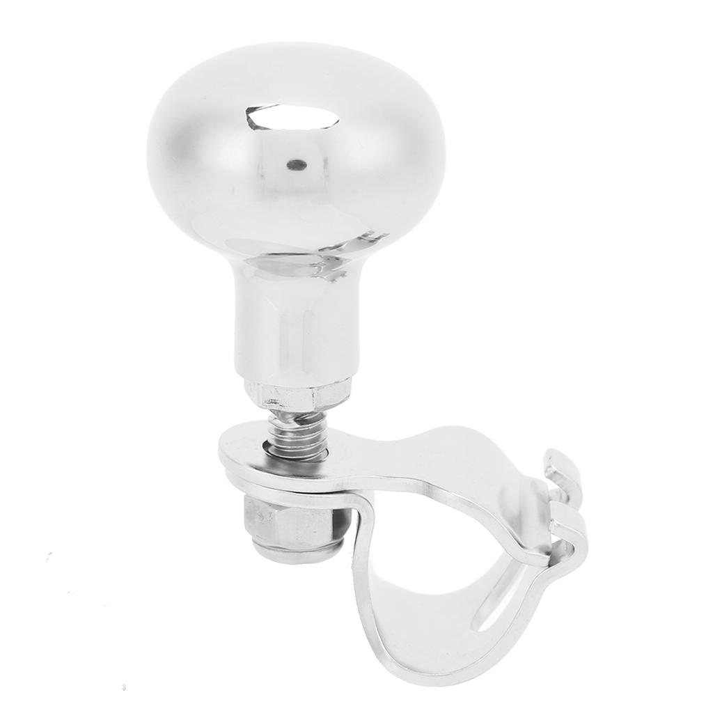 Car Steering Wheel Booster Professional Stainless Steel Round Steering Wheel Spinner Knob for Cars