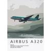 Airbus A320 A380 A350 A319 Aviation Aircraft Posters and Prints Canvas Painting Wall Art Picture for Living Room Home ation