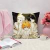 The Promised N-Neverland Pillow Case Plush Linen Soft Double Sided Printed Design Throw Cushion Decorative Home