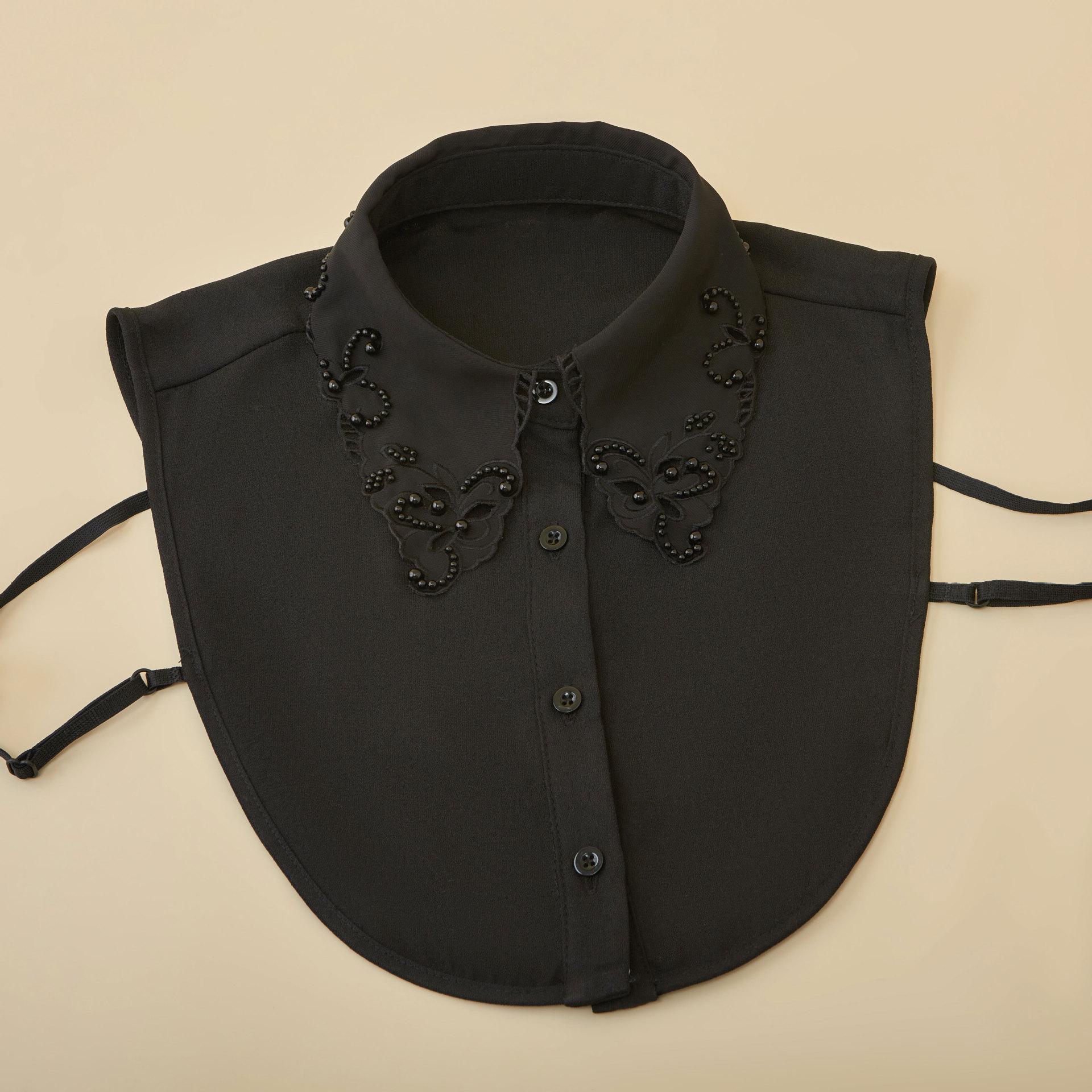 

Женский съемный воротник-стойка, топы-блузки, накладной воротник для свитера, нижняя часть, модная блузка, рубашка-половина, накладной воротник