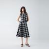 ELLE French Plaid Simple Design A-Line Umbrella Skirt Casual Long Skirt Women skirts ER52570