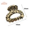 Mini Hair Clip Women Girls Anti-slip Leopard Print Strong Claw Contrast Color Hair Claw Barrette Crab Hairpin Styling Claw Clip Hair Accessories
