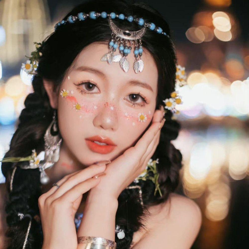 Hairdress Headband Fringed Chain Women Necklace Eyebrow Pendant Forehead Chain Fashion Jewelry