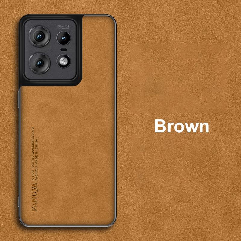 For Motorola Edge 50 Pro Case Luxury PU Leather Phone Case For Motorola Moto Edge50 Pro 5G Back Cover Matte Silicone Protection