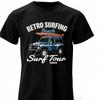 Retro Surfing Surf Tour1969 Printed Unisex Unisex Unisex Tshirt Tops Cotton Wwii Jeep Graphic Adventure Gear The Endless Summer Tees