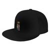 Fashion Anime Style Young Friends Flat Brim Sun Hat  Maintains Shape After Long Wear Mesh Cap