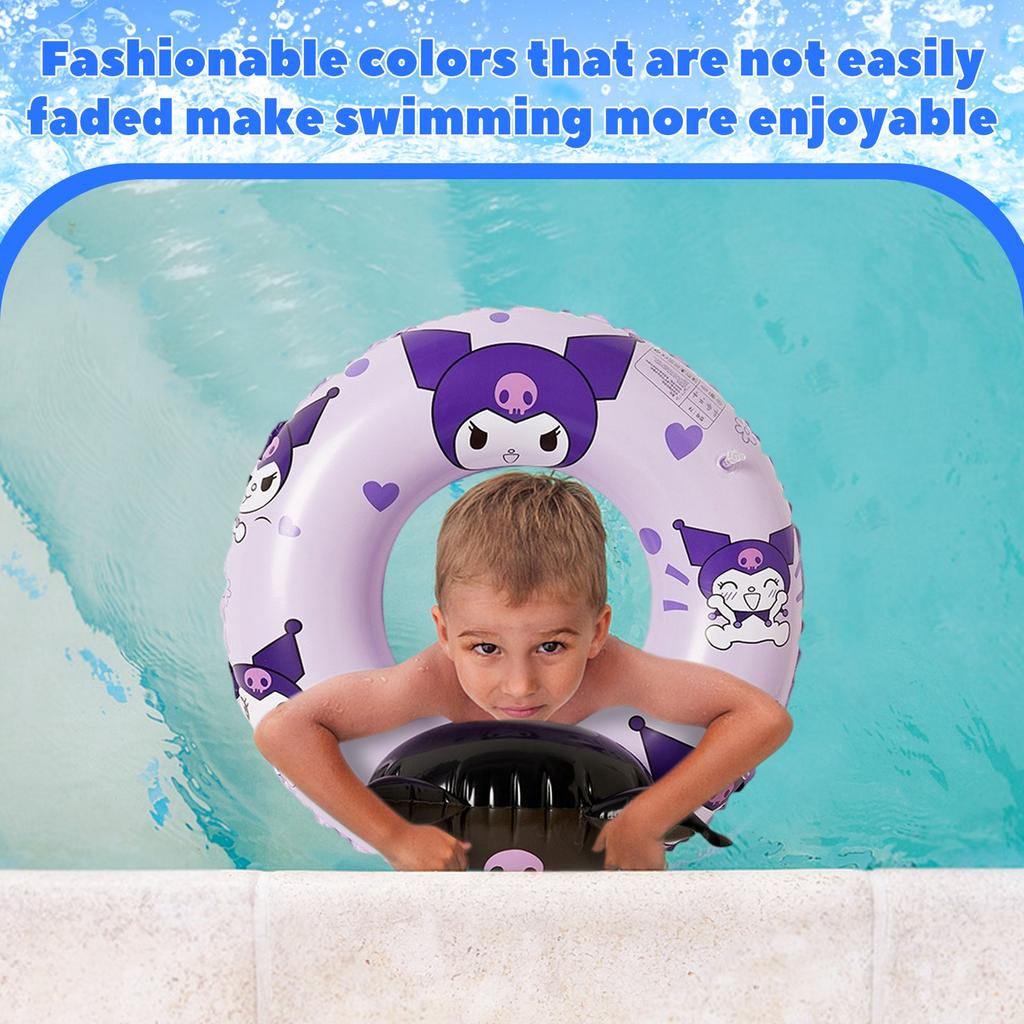 Cartoon Print Thickened Boys And Girls Baby Swimming Ring