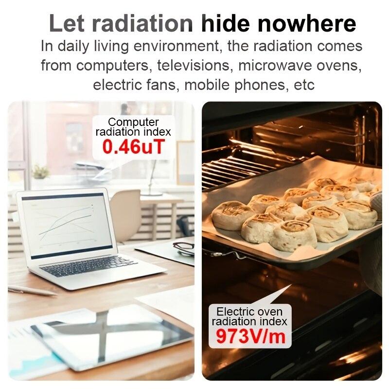 1PC EMF01 Electromagnetic Radiation Detector High Precision Household Electromagnetic Wave Radiation Measuring Instrument