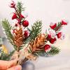 1 buc. Decorațiuni de Crăciun Articole Festive și de Petrecere Crăciun Ramură de Pin Artificială Fructe de Pădure Buchet de Flori Decor de Crăciun