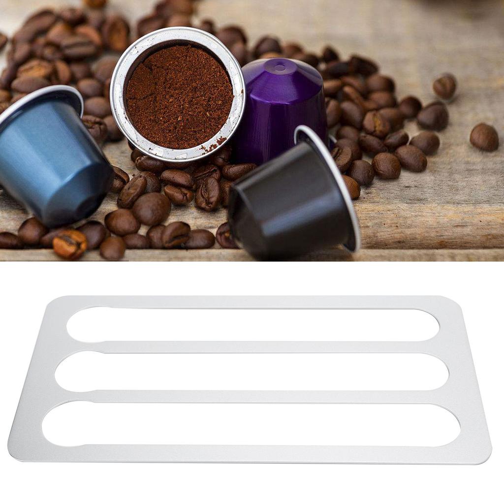 Wall Mounted Coffee Capsule Holder Coffee Pod Rack Storage Shelves Fit for Gusto Capsule