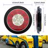 Aoling Truck Tail Lamp Trailer Tail Light Truck Tail Lamp Boat Trailer Tail Light Trailer Tail Truck Tail Lamp 12V24V 16LED Rubber Shell Brake Small