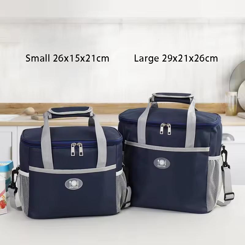 European And American Fashion Can Cross Body Thickened Lunch Insulation Bag With Large Capacity Business Lunch Bag