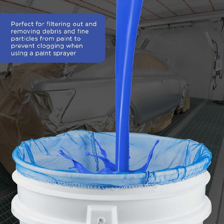 10Pcs Paint Strainer Filter Bags with Fine Mesh for Consistent Paint Application In Automotive and Furniture Refinishing