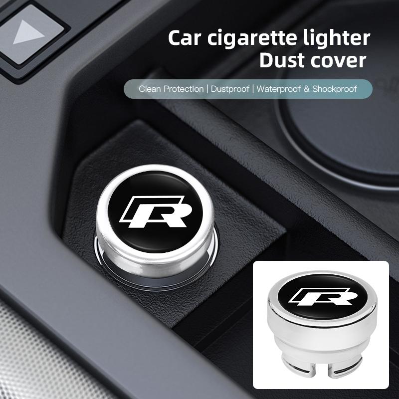Car Cigarette Lighter Dust Cap Power Port Dustproof Cover Plug Tire Valve For VW Golf Tiguan Jetta Passat Polo Touran GTI Caddy