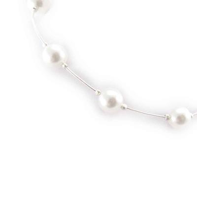 [J8460] - White 'Sissi' Necklace