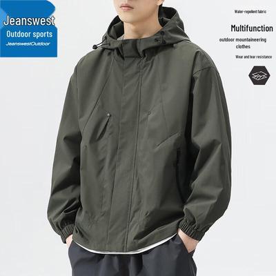 Jeanswest Herren Outdoor Wasserdichte Kapuzenjacke