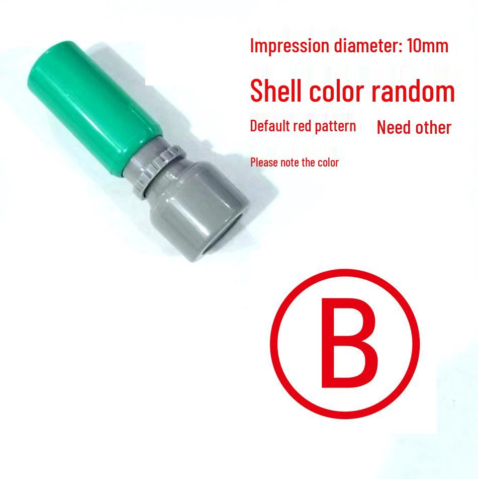 10mm Lichtempfindliches Stempelset: Vollständiges englisches Alphabet & Zahlen 0-9, Perfekt für Lehrer & Nummerierungsaufgaben, Kleine Größe