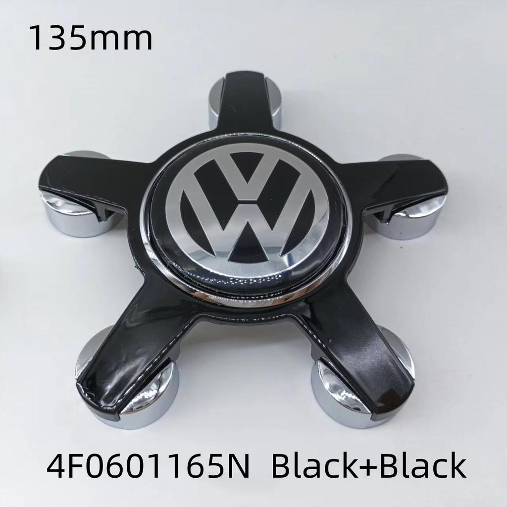 For VOLKSWAGEN VW 4pcs For Volkswagen Golf Polo 135mm 4F0601165N 5Pins Car Wheel Center Caps Rim Hub Cover Hubcap Logo Badge Emb