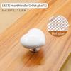 Heart Shaped Toilet Press Button Cute Rabbit Toilet Drain Button Tank Push Switch Nail Protector Love Button Bathroom Accessori