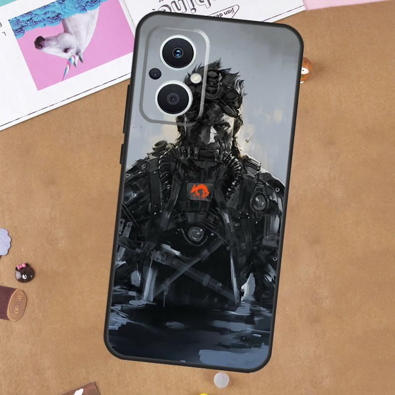 Metal Gear Solid For OPPO Reno 11F 12F 13F 14F 10 11 12 13 14 Pro 7 8 Lite 8T OPPO Find X5 X6 X8 X9 Pro Case