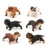 Animal Model Simulation Bulldog Educational Pitbull Figurine Children Toys Bulldog Model  Kids Toy