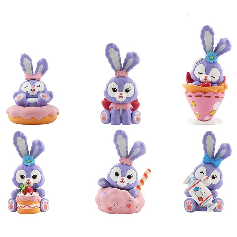 

Bunny Stellalou Figure Toys Gift Cake Decoration Creativity Accessories Pvc