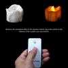 12 PCS LED Electric Tea Candles Warm White Lighting Realistic Flameless Electric Fake Candles for Halloween Wedding Decor