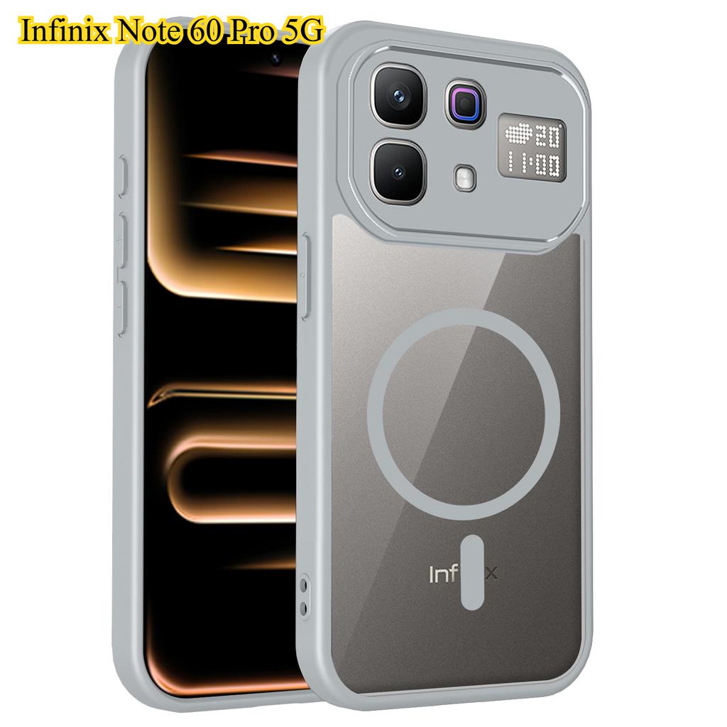 For Infinix Note 60 5G/60 Pro Case Premium High-Transparency 2-in-1 Magnetic Shockproof Cover For Infinix Note 60 Pro Funda