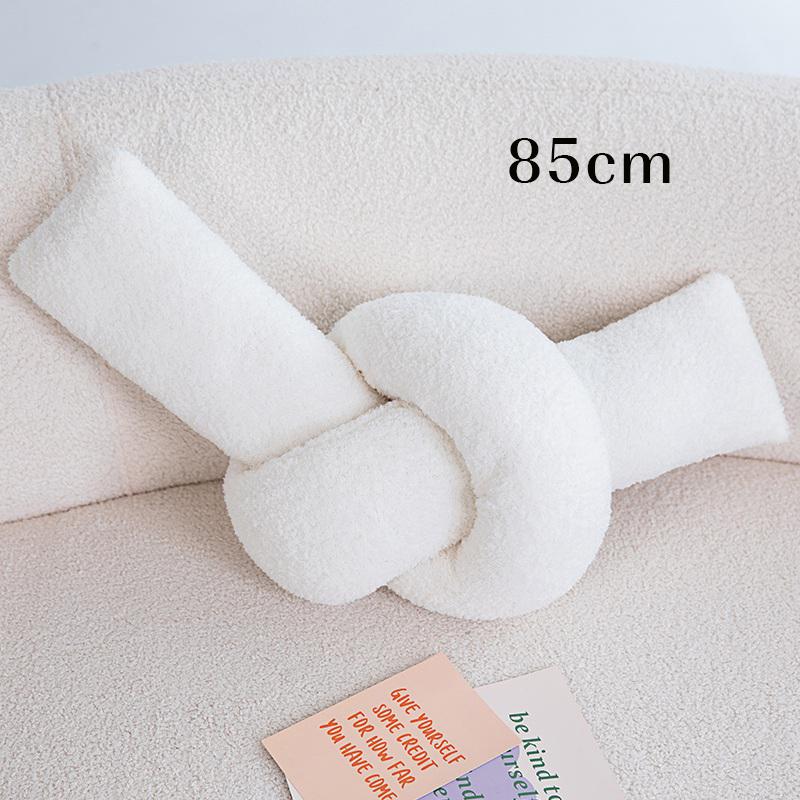60-95Cm Creative Iron Chain Knot Pillow Stuffed Soft Sofa Cushion Nordic Style Home Plush Decoration Irregular Shaped Plush