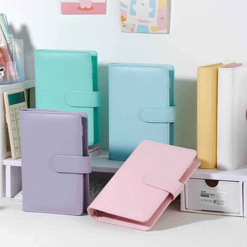 Macaron lösbladsanteckningsbok med avtagbart omslag, kalenderbok