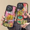 Art Y-Yayoi KusamaS Phone Case For IPhone 16 15 14 11 12 13 Pro Max Plus Back Leather Shell