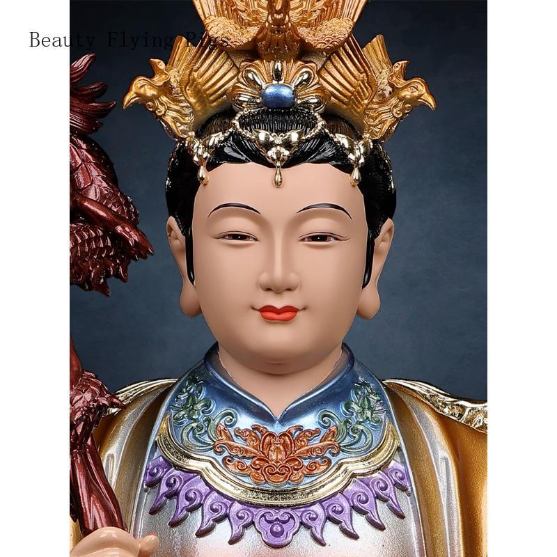 1 STÜCK 30CM Handgefertigte Harz Jade Kaiser Statue Heim Feng Shui Dekoration Büro Schreibtisch Kunsthandwerk Dekorative Figuren