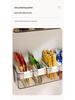 Retractable Fridge Door Organizer: Multi-Use Seasoning Divider & Anti-Tip Shelf