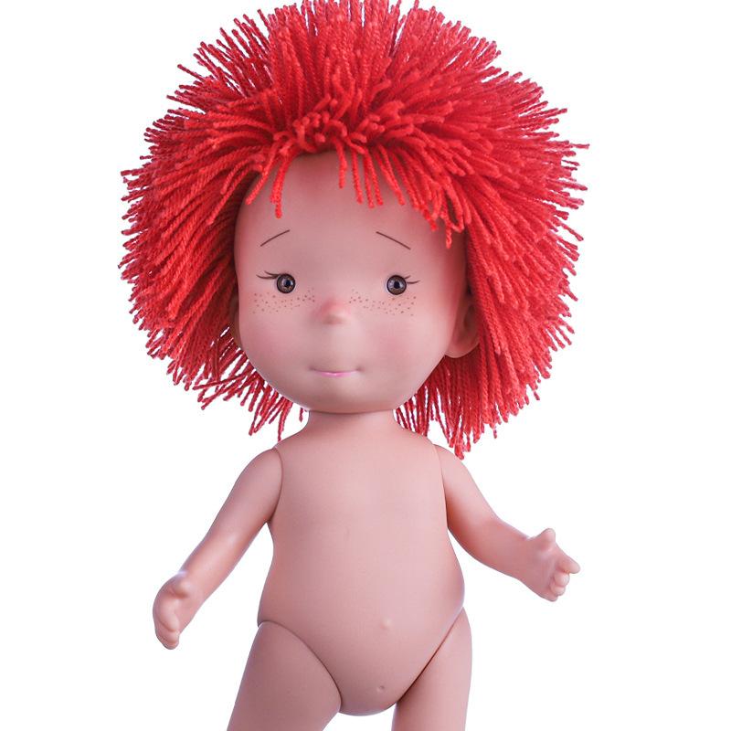 New Mia 24Cm Vinyl Naked Dolls With Movable Joints Waldorf Diy Custom Play Dolls For Kids Pretend Play Handmade Craft Toys