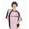 American Retro Sports T-shirt, Short-sleeved, Loose-fitting Crew Neck Top