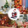 Papá Noel Animado Sentado Decoraciones para el Hogar Tocando el Violín Eléctrico Navidad Papá Noel Para Dormitorio Escaparate Apartamento Exhibición