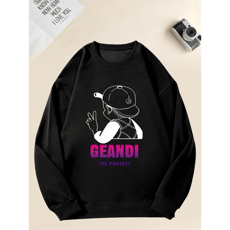 Men'S Pattern Casual Round Neck sweatshirt