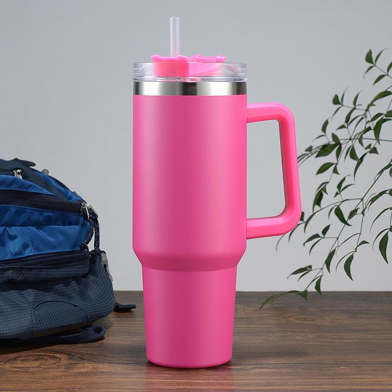 40oz Insulated Stainless Steel Car Cup with Handle