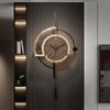 Punch-Free Modern Minimalist Wall Clock for Living Room Decoration
