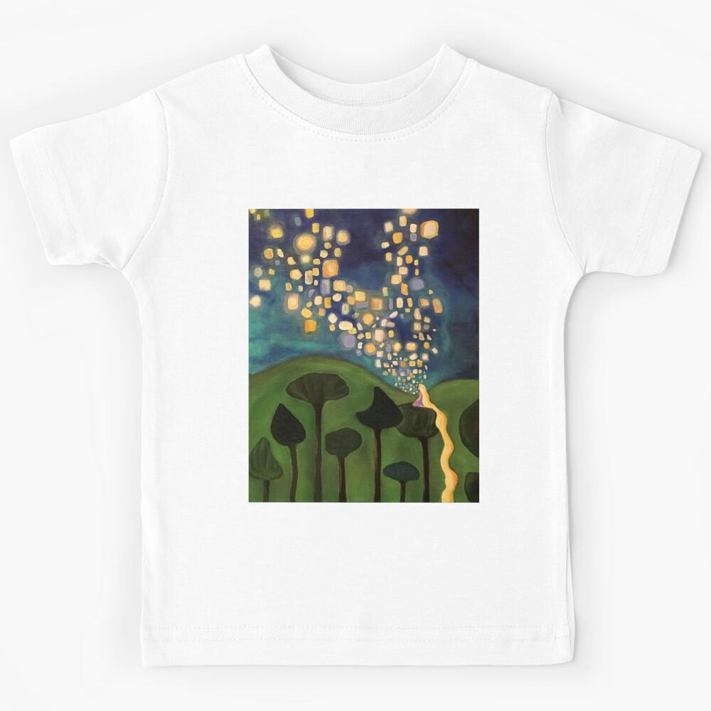 Tangled Floating Lanterns Kids T-Shirt 120