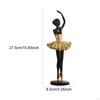 Ballerina Figurine Dancing Girl Figure Souvenir Gift Artwork Art Sculpture Resin for Cabinet