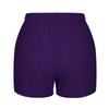 Ropa de Mujer Verano Damas Cintura Elástica Sueltos Pierna Ancha Color Sólido Casual Deportivos Pantalones Cortos Para Niñas