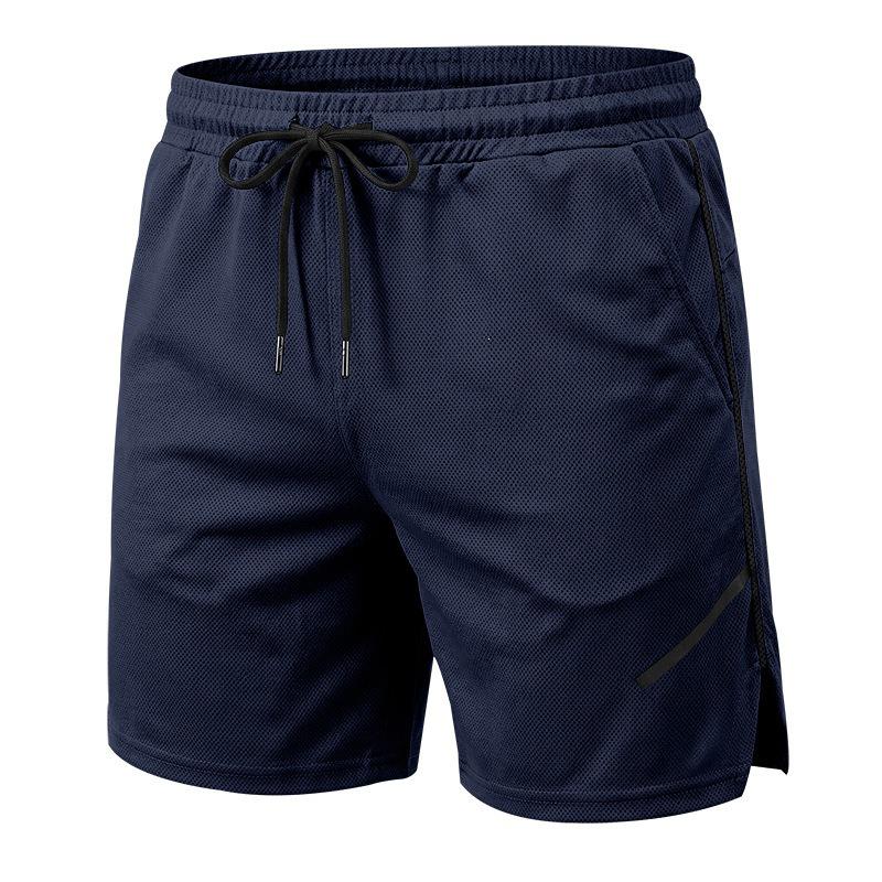 Pantaloncini Sportivi da Uomo in Rete ad Asciugatura Rapida Stile Europeo & Americano - Pantaloni Fitness Running Casual Traspiranti 3/4