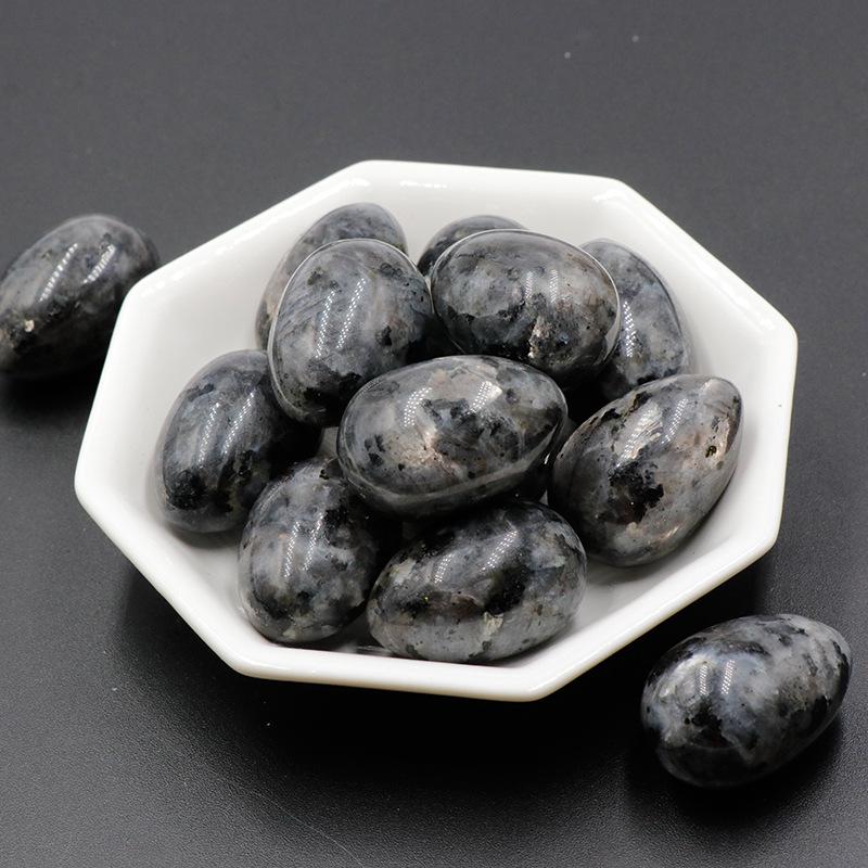 30 мм Фиолетово-розовый Агатовый Хрустальный Камень в Форме Яйца